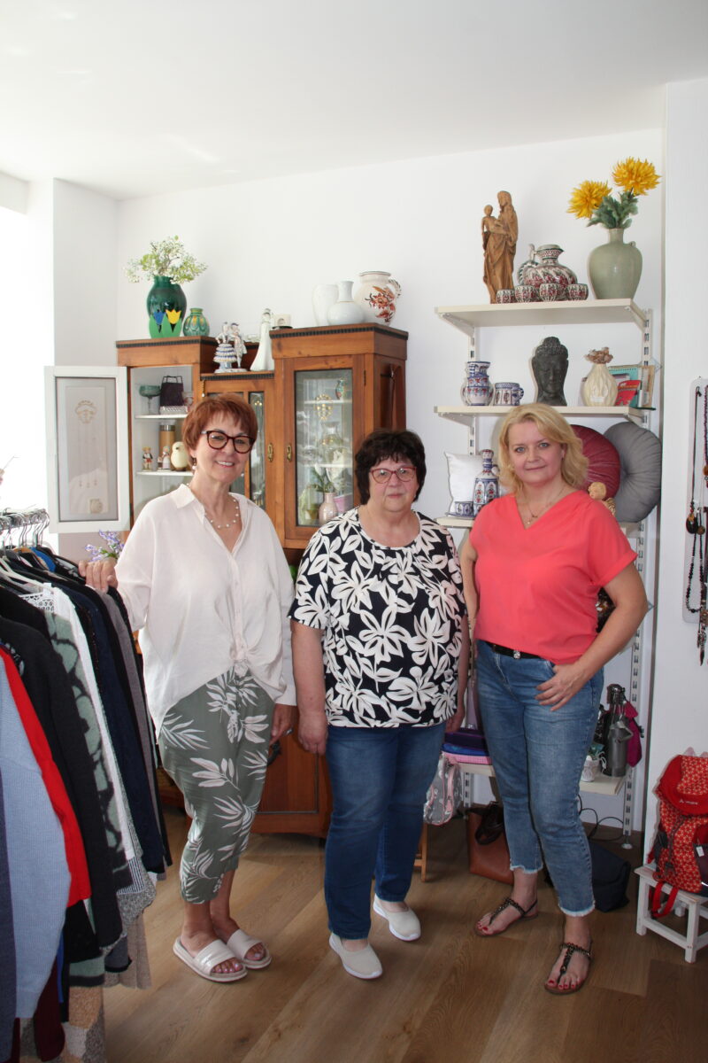 Unser Team: Karin, Maria, Gitte (v. l. n. r.)
